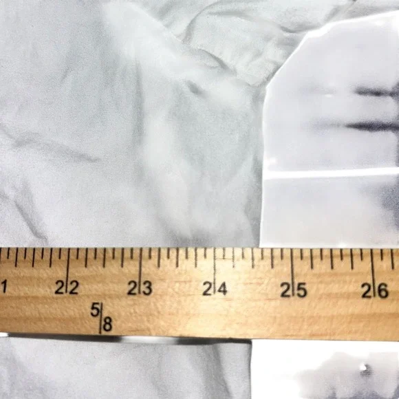 Lauren Ralph Lauren 1X White Cotton V Neck 3/4 Sleeve Peasant Top Blouse - Picture 7 of 9